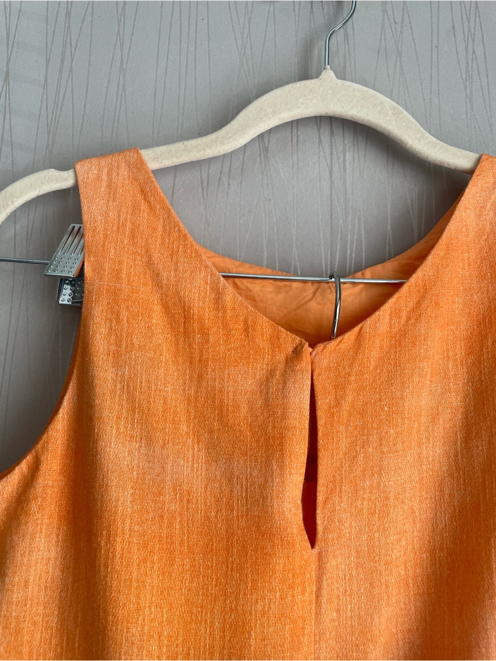 ZARA Linen Blend Floral Matching Set Girls Size 11-12 / 13-14 Orange Pink - Picture 5 of 13